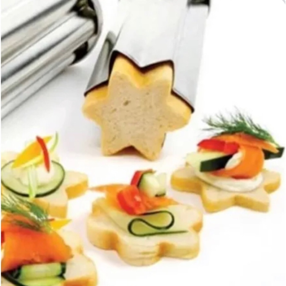 Vintage Pampered Chef star ⭐️ shaped Valtrompia bread tube ©️1995 Product #1570